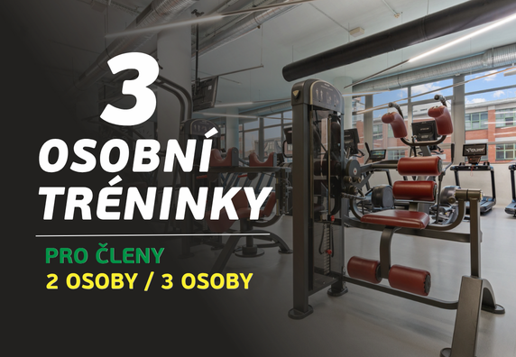 3 Osobní tréninky  PÁR - pro členy