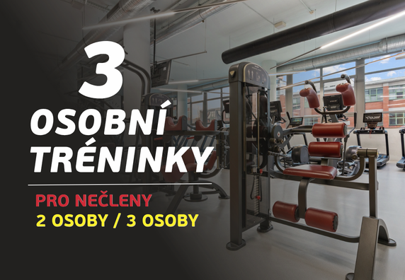 3 Osobní tréninky  PÁR - pro nečleny